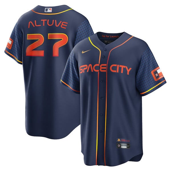 Men's Houston Astros Space City Player Jersey 2022 – All Stitched