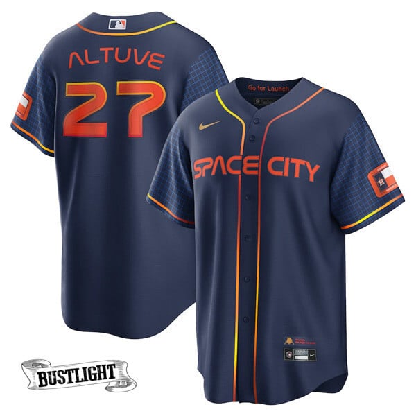 Youth's Houston Astros Space City Player Jersey 2022 – All Stitched