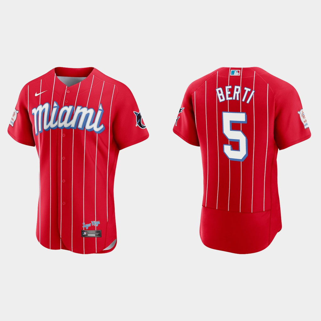 Men's Miami Marlins City Connect Authentic Jersey - All Stitched