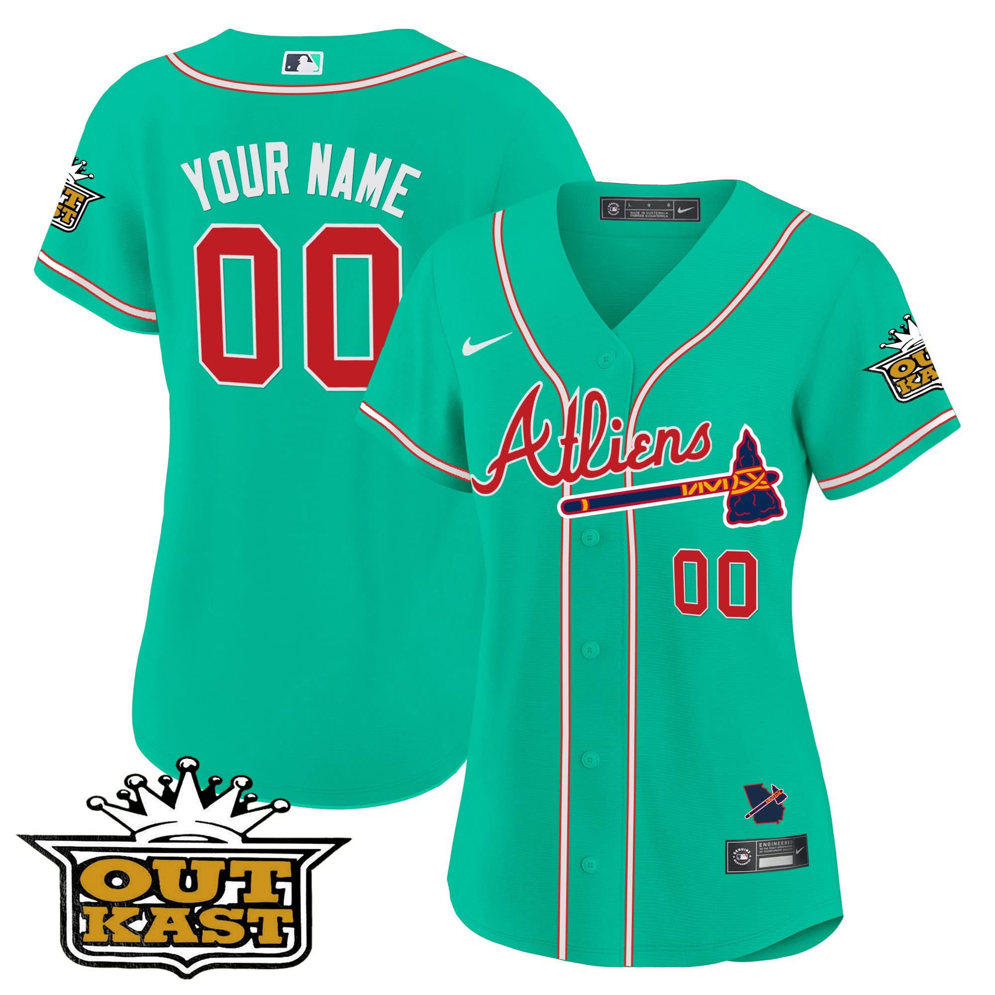 AB Atliens Flex Base Custom Jersey - Galaxy Version - Stitched