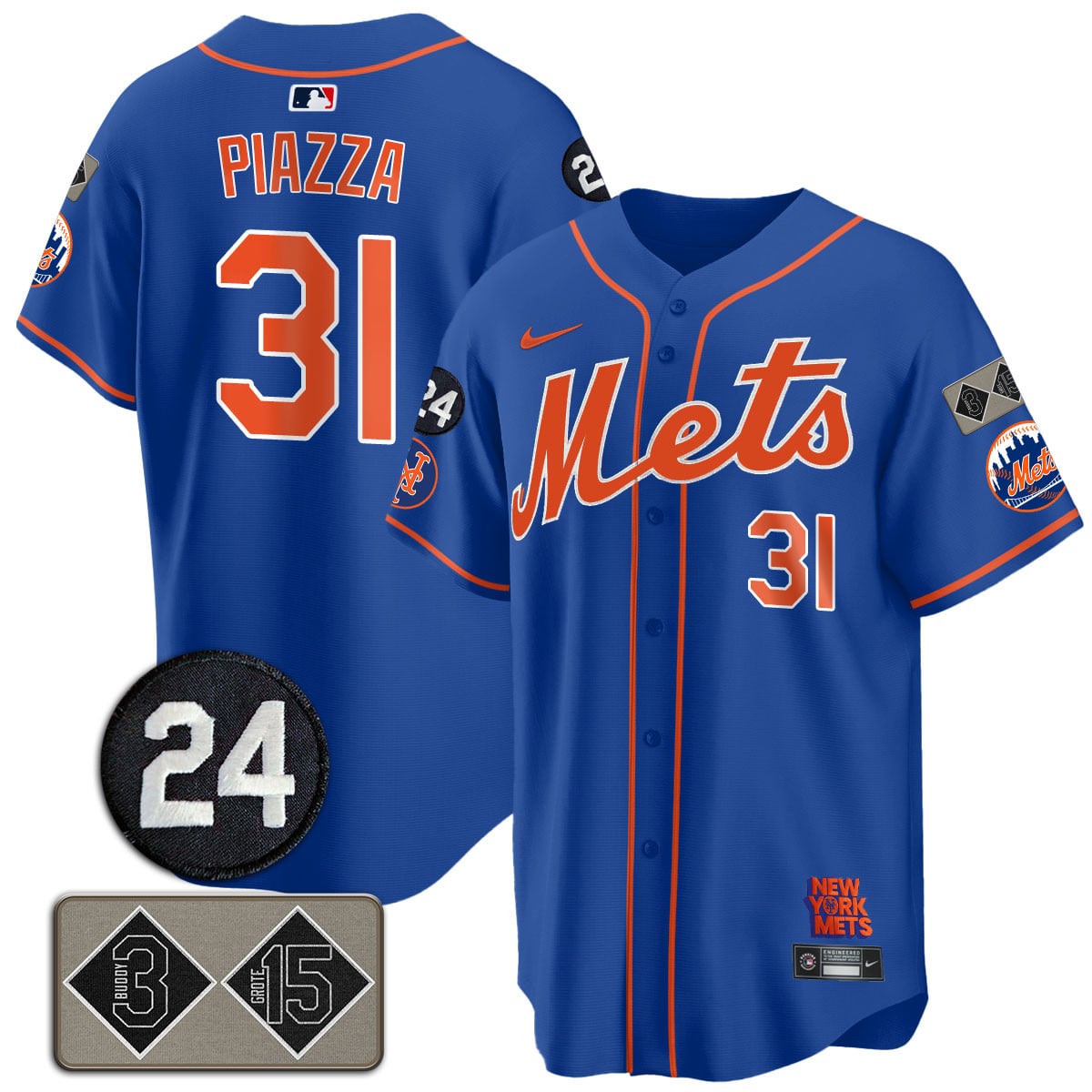 Men's Mets Memorial Player Limited Jersey - All Stitched