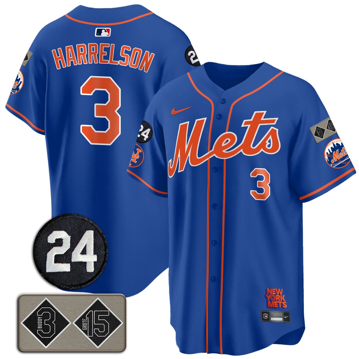 Men's Mets Memorial Player Limited Jersey - All Stitched
