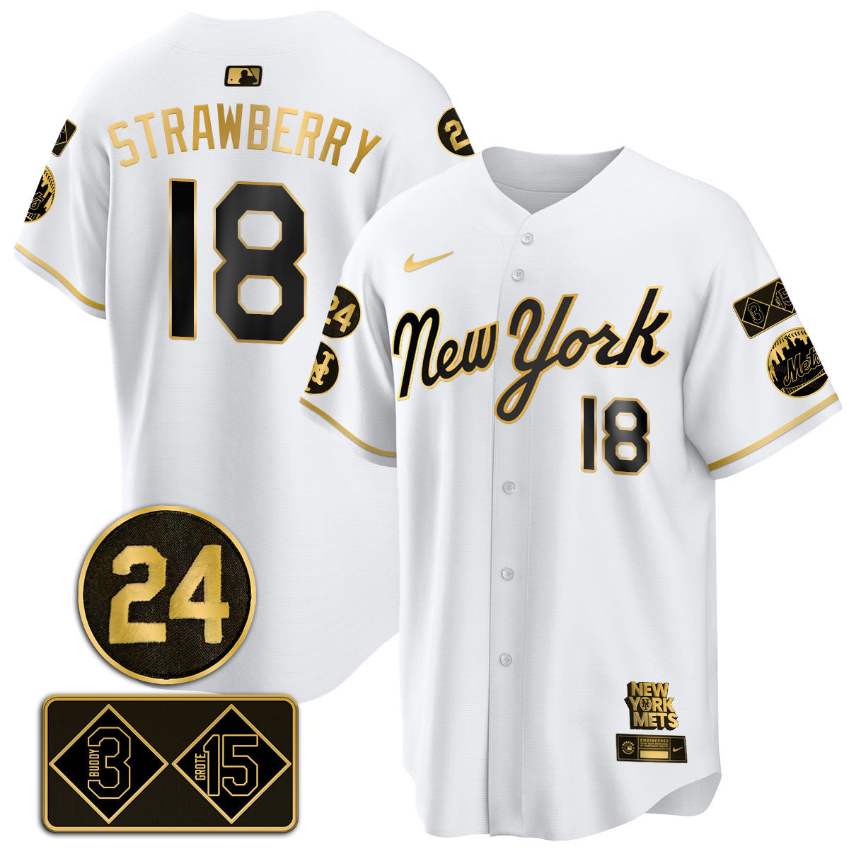 Men's Mets Memorial Player Limited Jersey - All Stitched