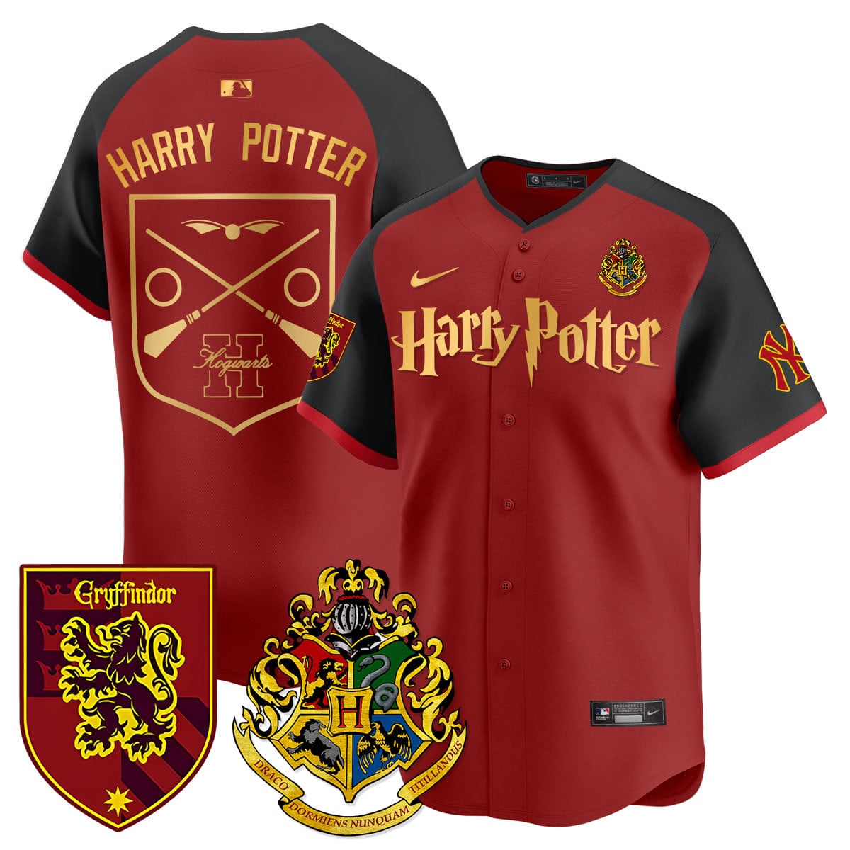 Men's Yankees Harry Potter 2024 Limited Jersey - All Stitched