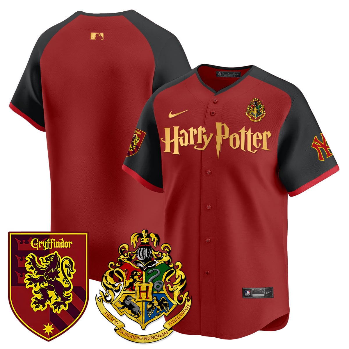 Men's Yankees Harry Potter 2024 Limited Jersey - All Stitched