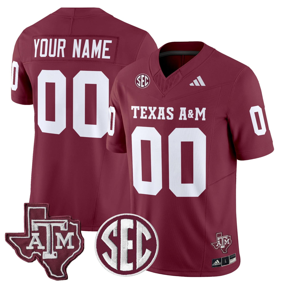 Aggies 2025 Vapor Limited Custom Jersey