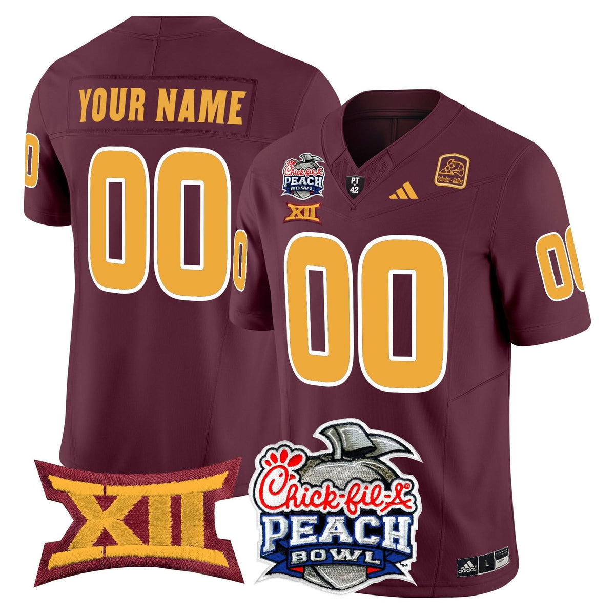 ASSD 2025 Peach Bowl Vapor Limited Custom Jersey