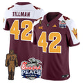 SD Pat Tillman & Peach Bowl Patch Vapor Limited Jersey