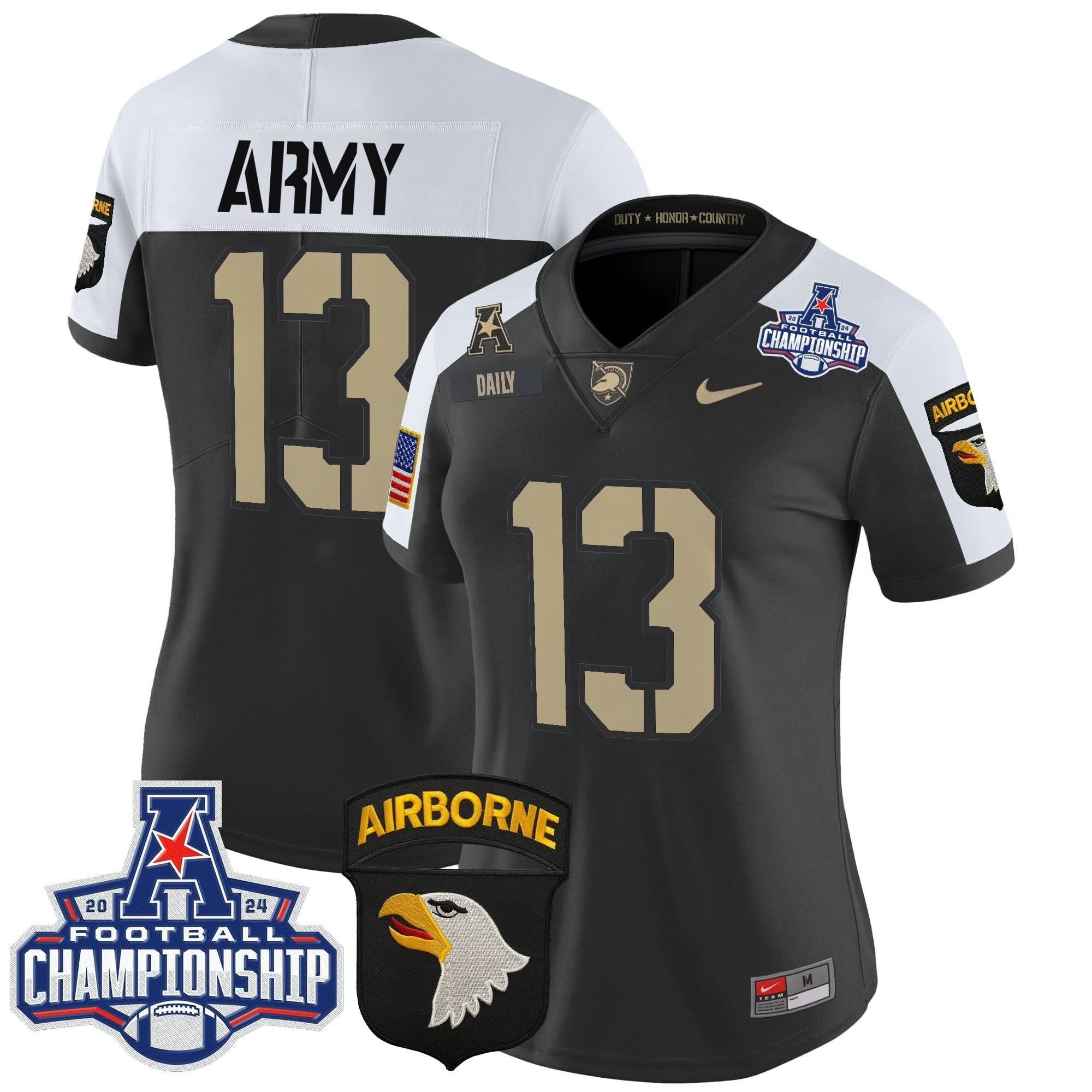 Women's ABK 2024 AAC Championship Patch Vapor Limited Jersey V2 - Stitched
