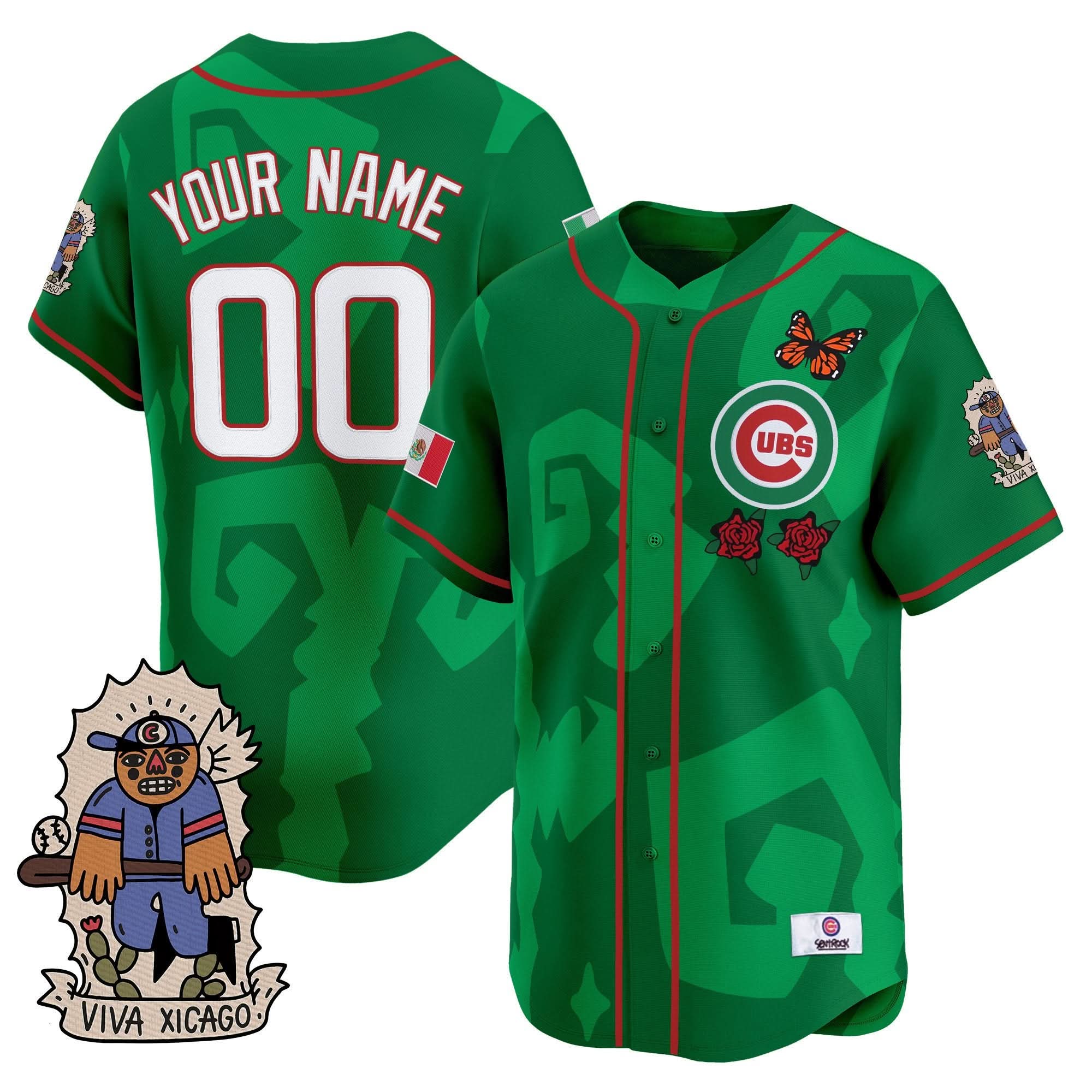 2025 CC Mexican Heritage Vapor Premier Limited Custom Jersey - Stitched