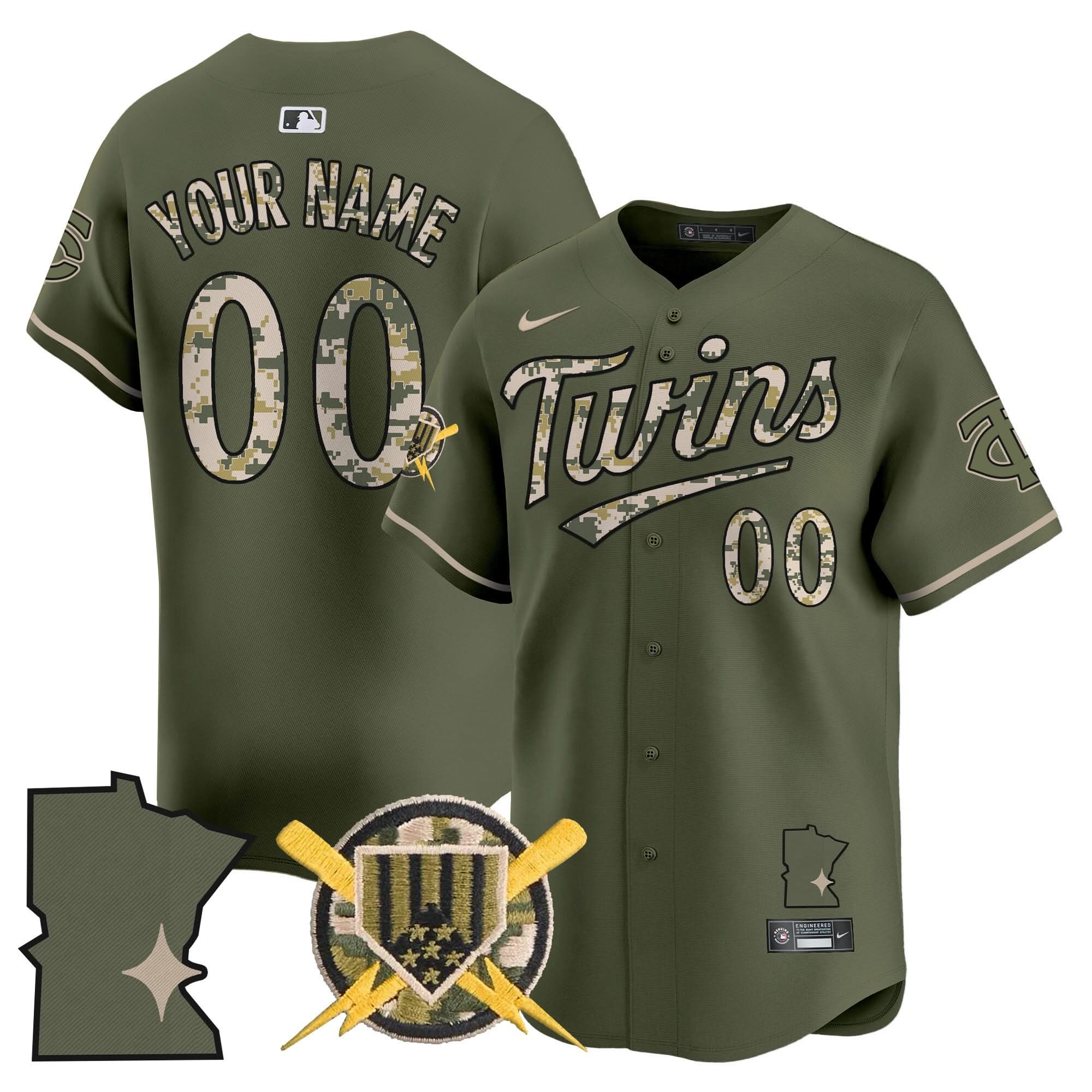 MT Armed Forces Day Vapor Premier Limited Custom Jersey - Stitched