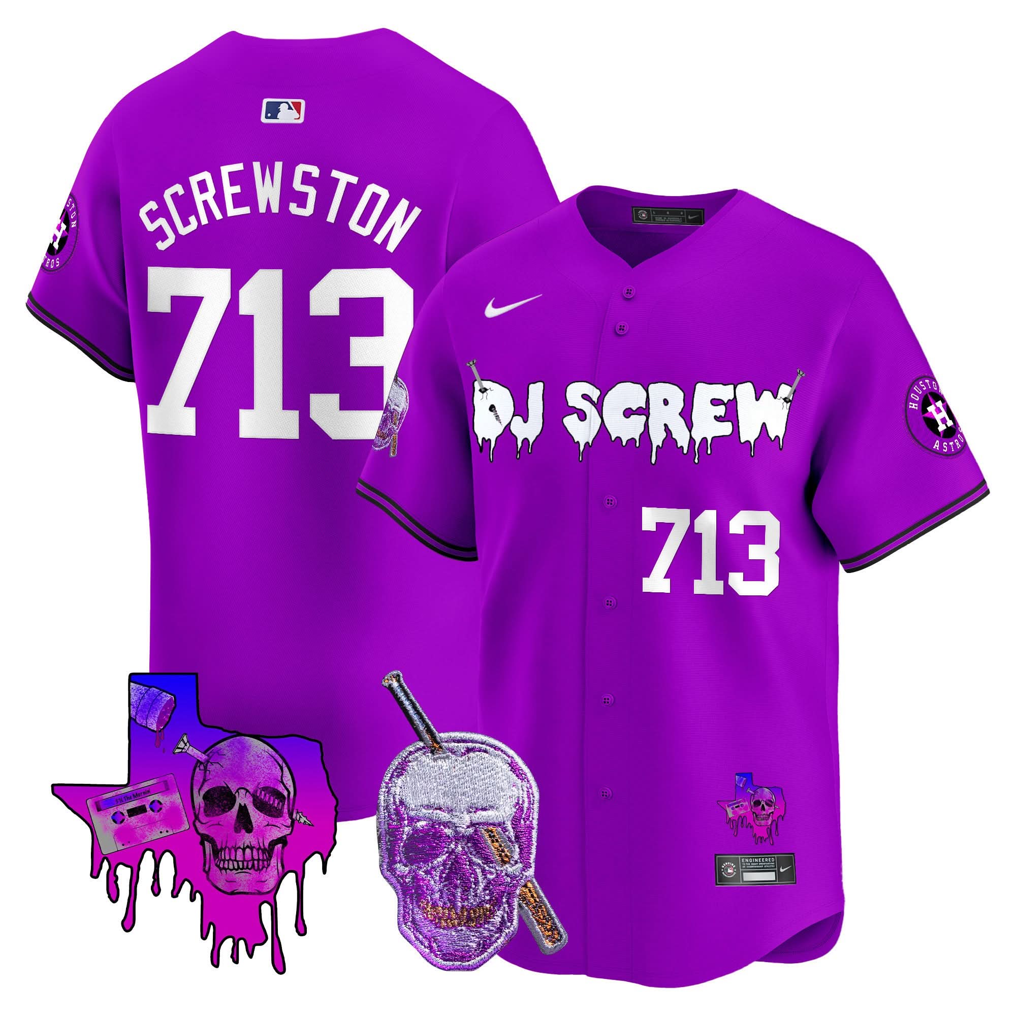 HA DJ Screw Vapor Premier Limited Jersey - Stitched
