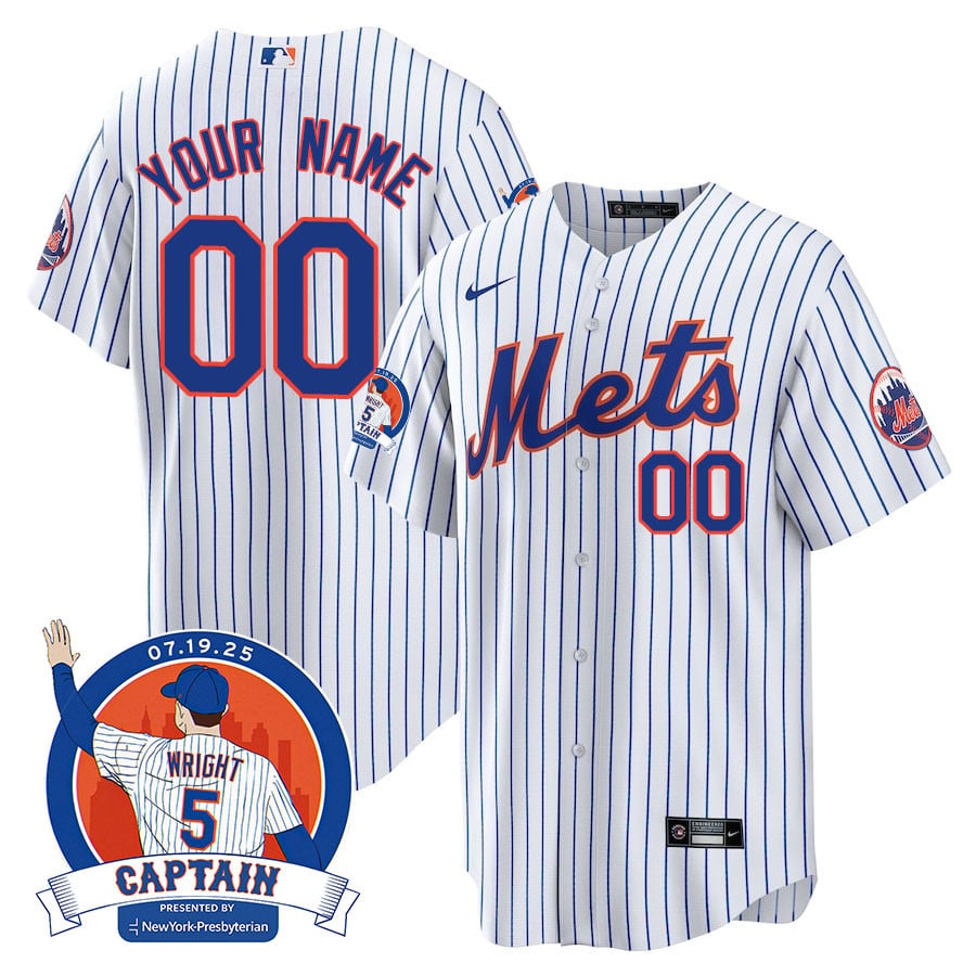 Men's New York Mets David Wright "Mets Legend" Jersey - All Stitched