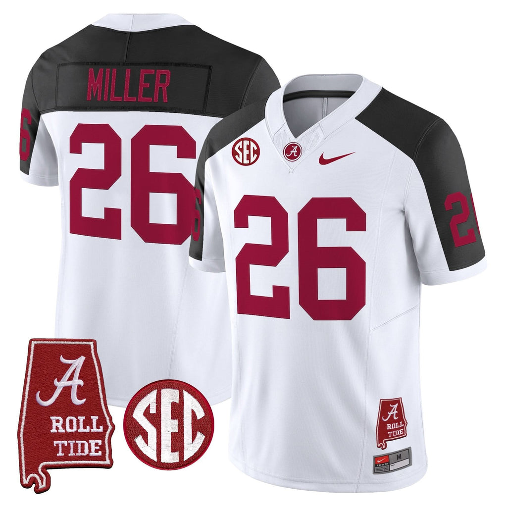 ACT Throwback Vapor Limited Jersey - Alabama Map