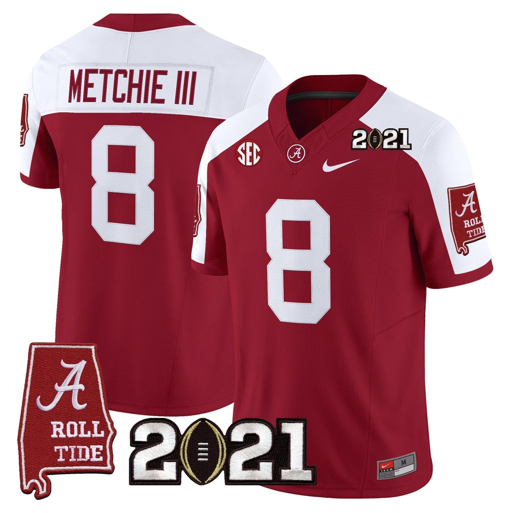 ACT '2021 CFP National Championship' Vapor Limited Jersey - Alabama Map