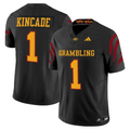 #1 Kincade Grambling Tigers 2025 Vapor Limited Jersey - All Stitched