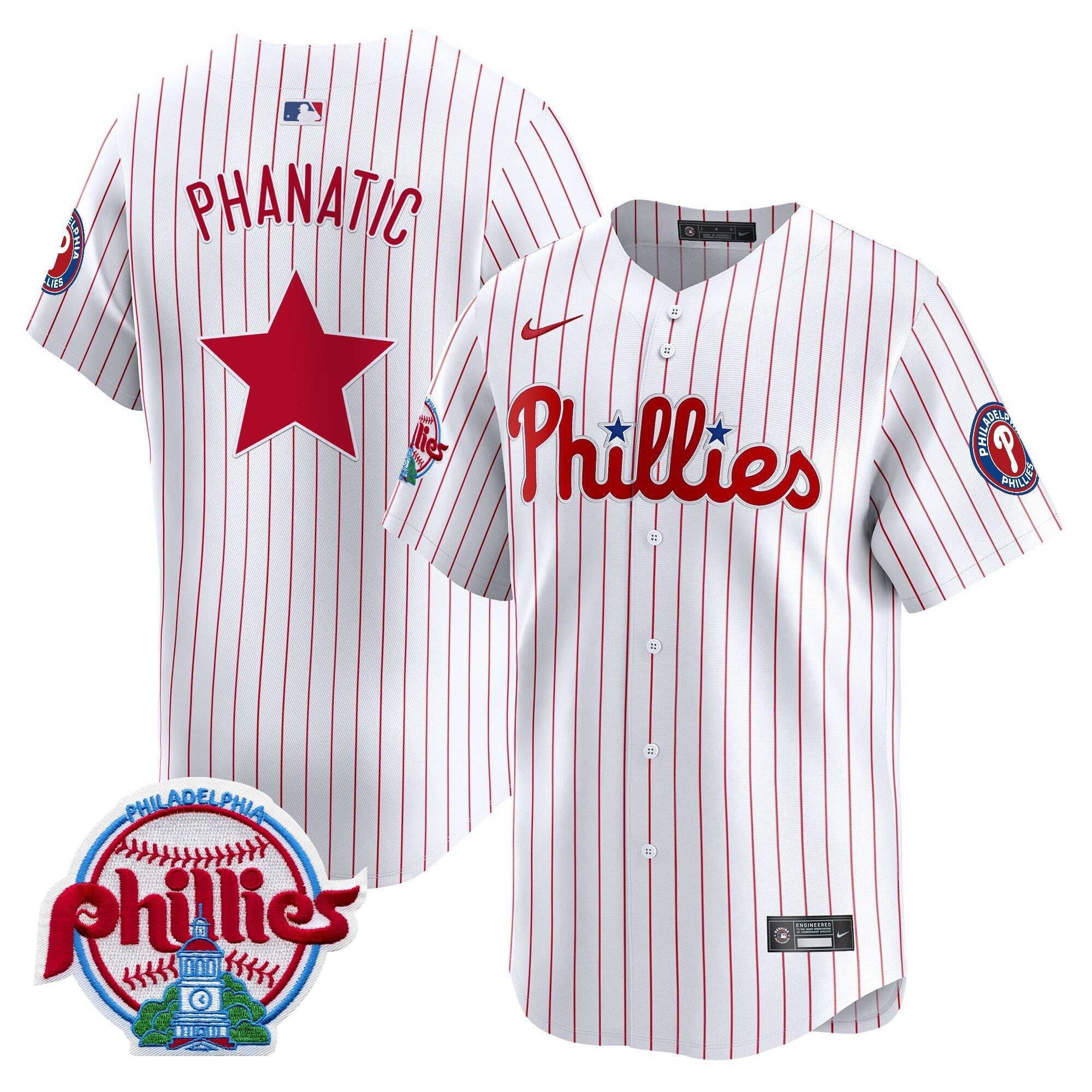 Men's Philadelphia Phillies 2025 Vapor Premier Limited Jersey - All Stitched
