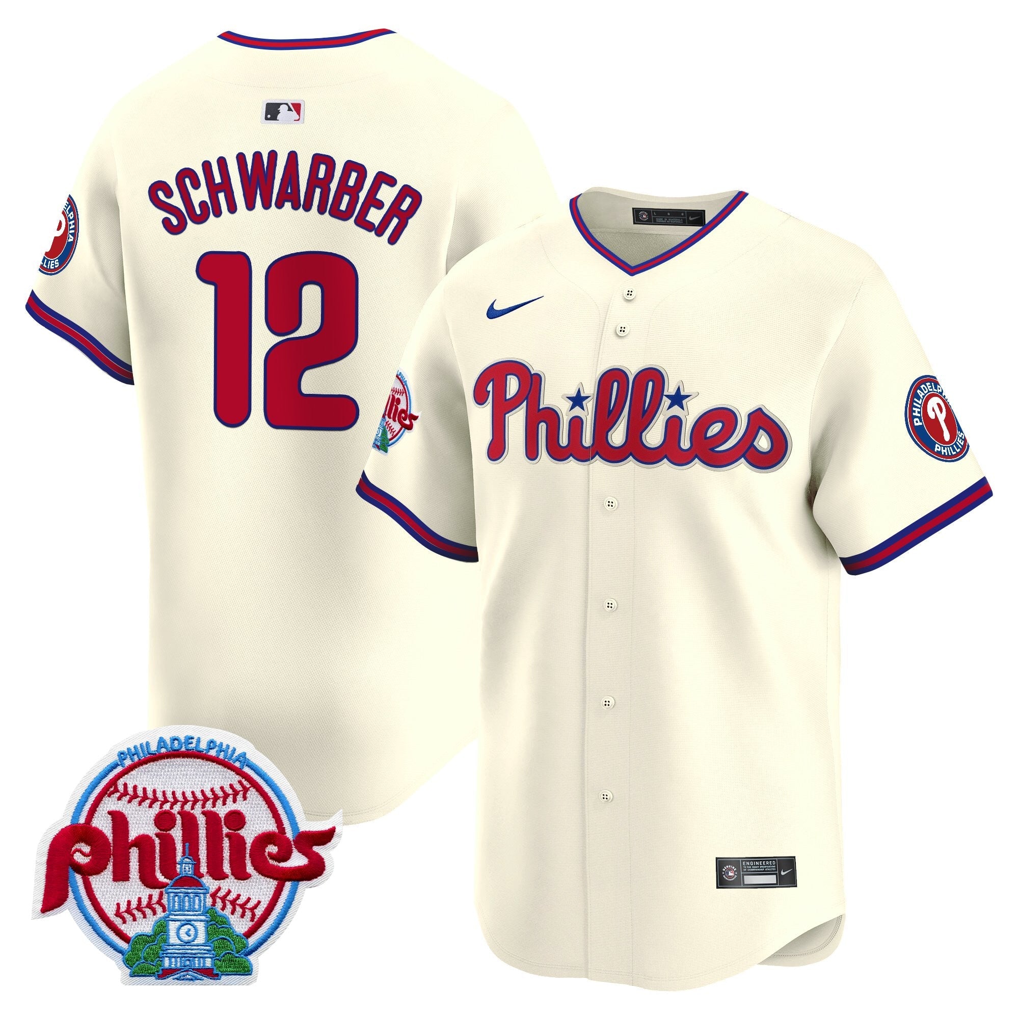 Men's Philadelphia Phillies 2025 Vapor Premier Limited Jersey - All Stitched
