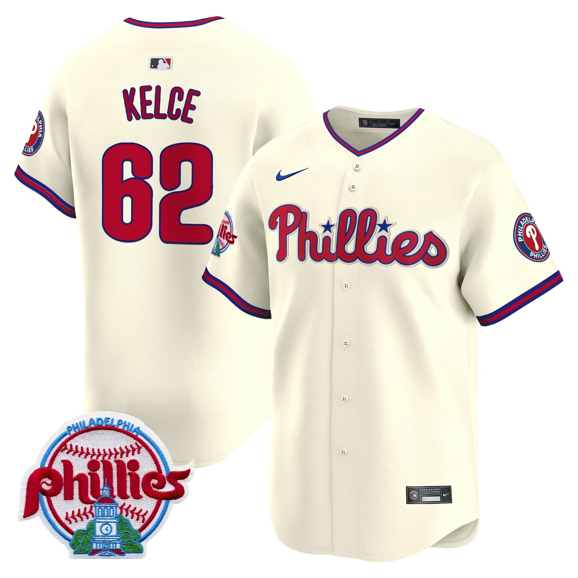 Men's Philadelphia Phillies 2025 Vapor Premier Limited Jersey - All Stitched