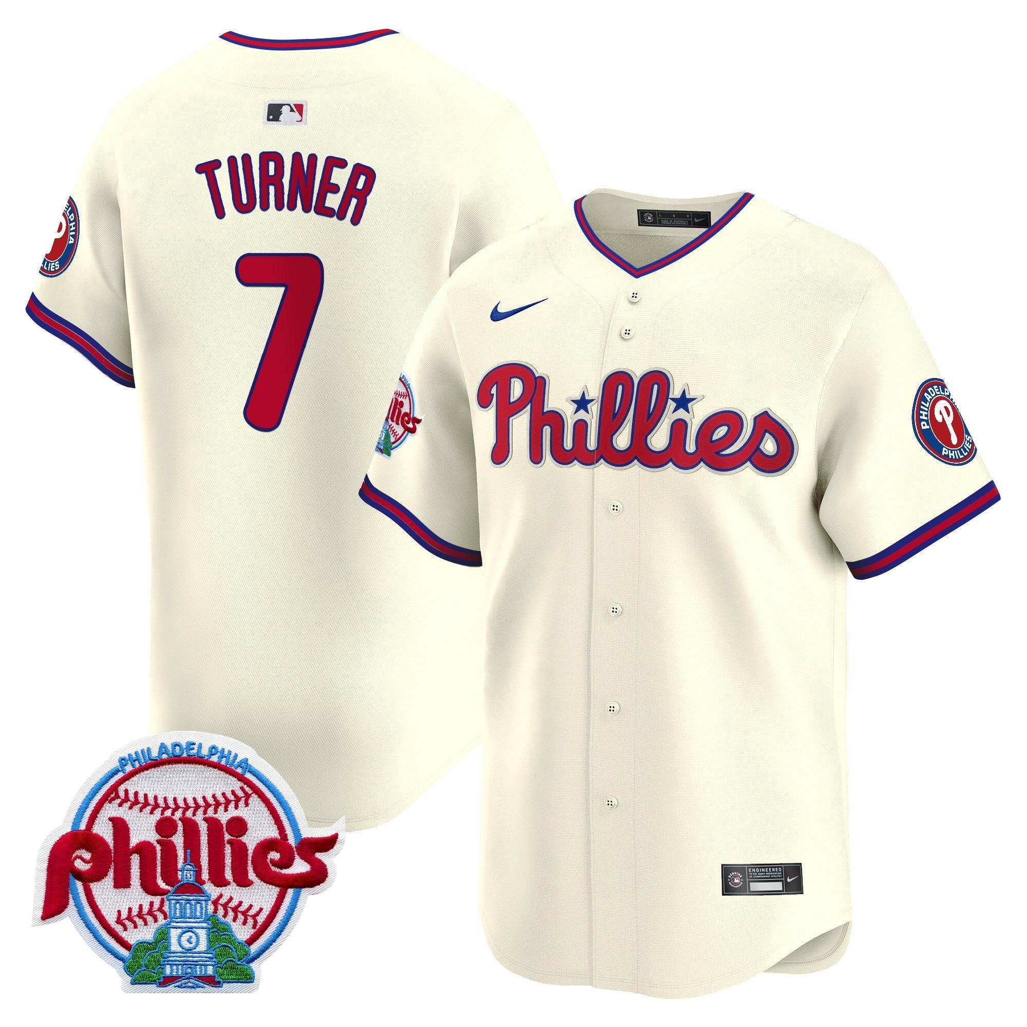Men's Philadelphia Phillies 2025 Vapor Premier Limited Jersey - All Stitched