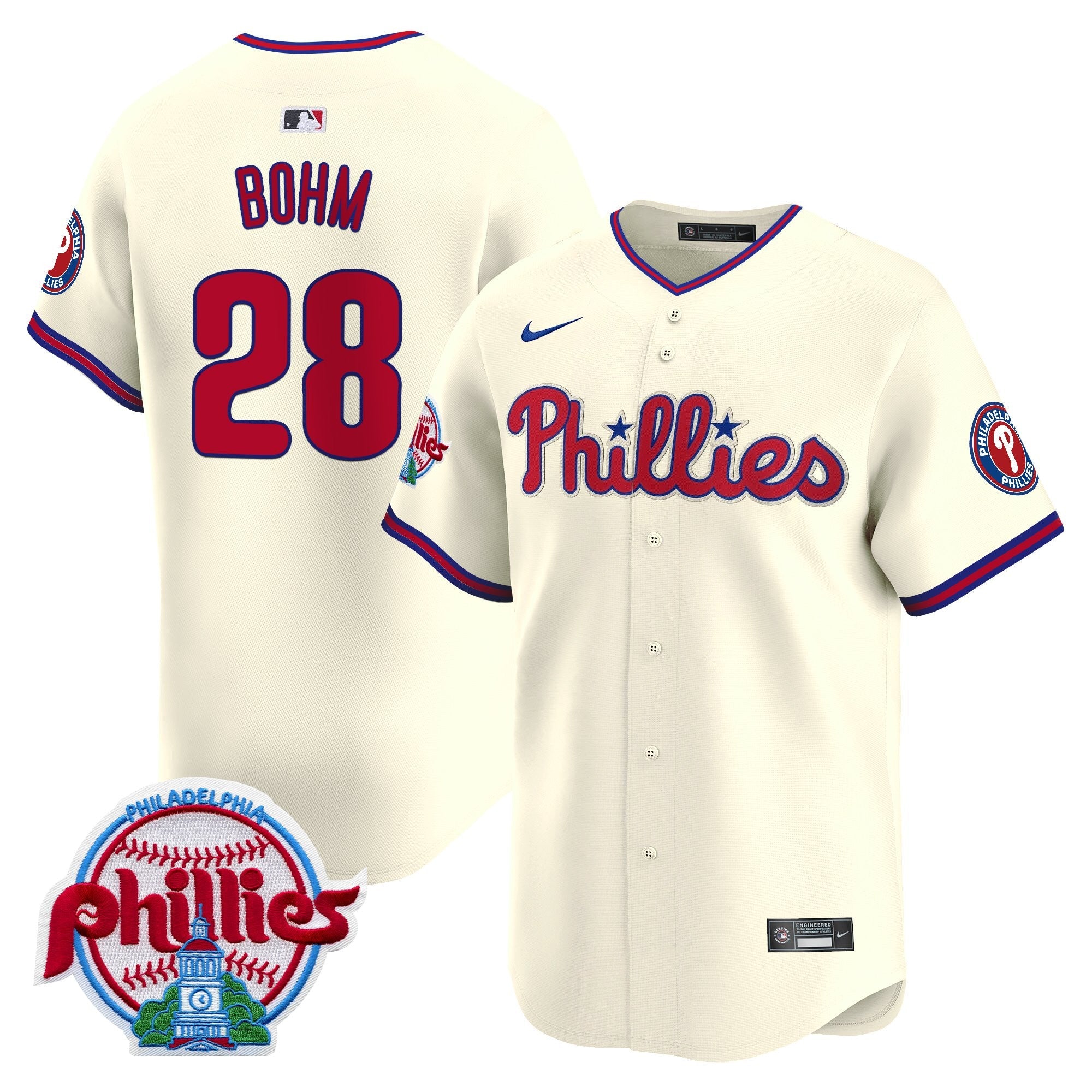 Men's Philadelphia Phillies 2025 Vapor Premier Limited Jersey - All Stitched