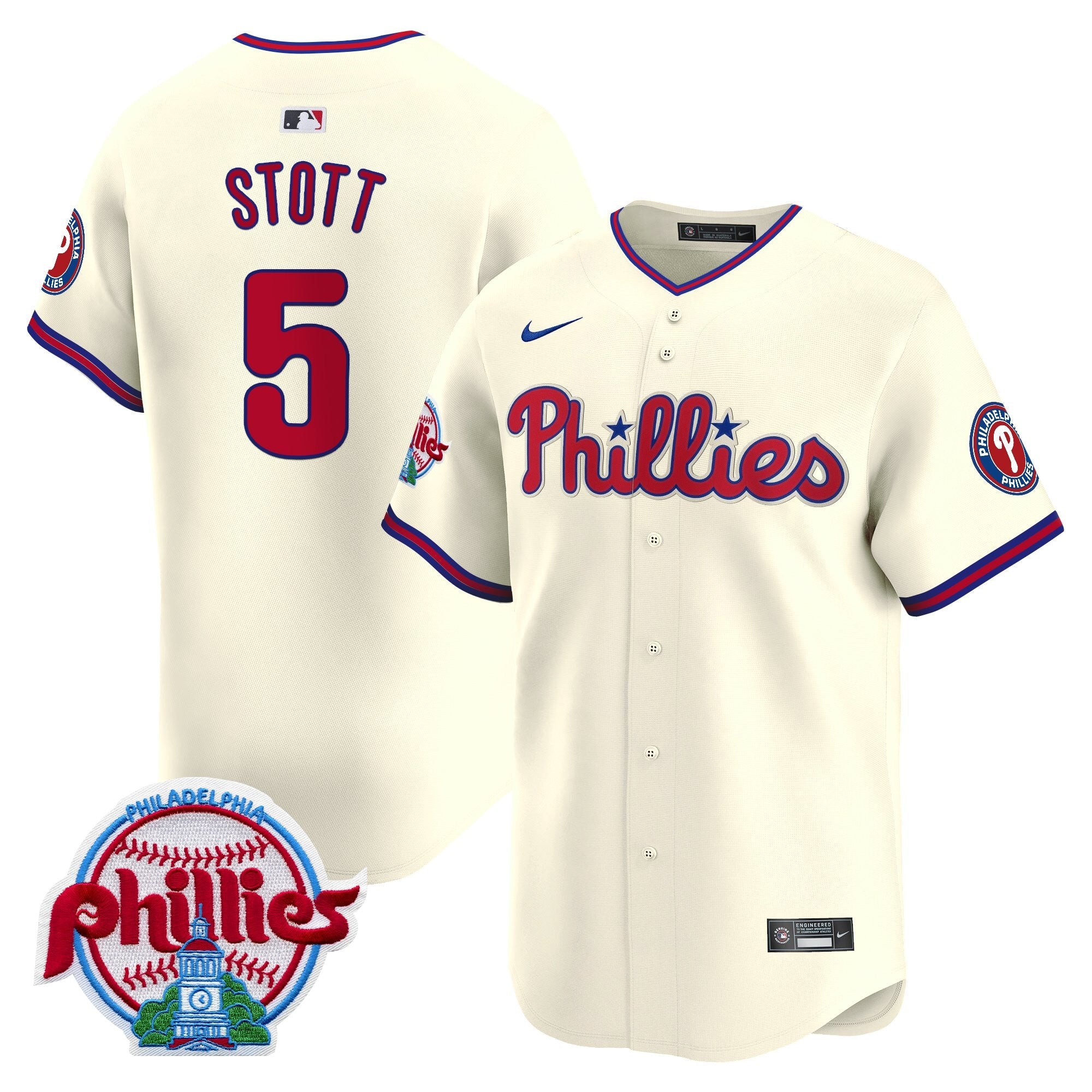 Men's Philadelphia Phillies 2025 Vapor Premier Limited Jersey - All Stitched
