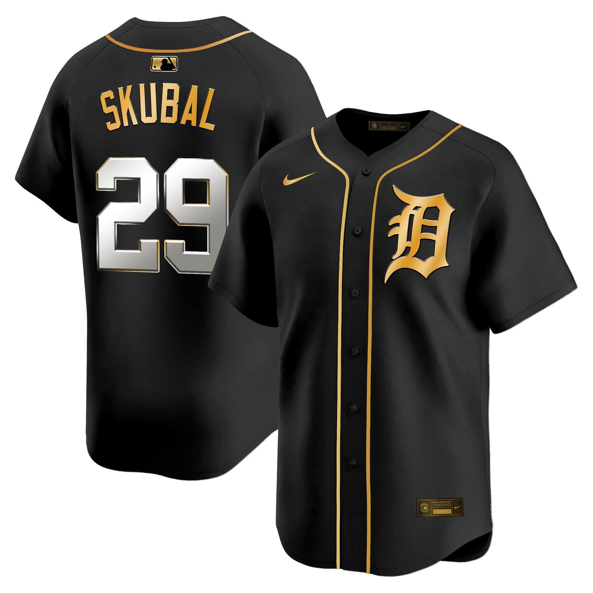 Men's Detroit Tigers 2025 Vapor Premier Limited Jersey - All Stitched