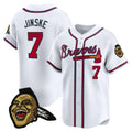 Wayn Jinske Atlanta Braves Vapor Limited Jersey - All Stitched
