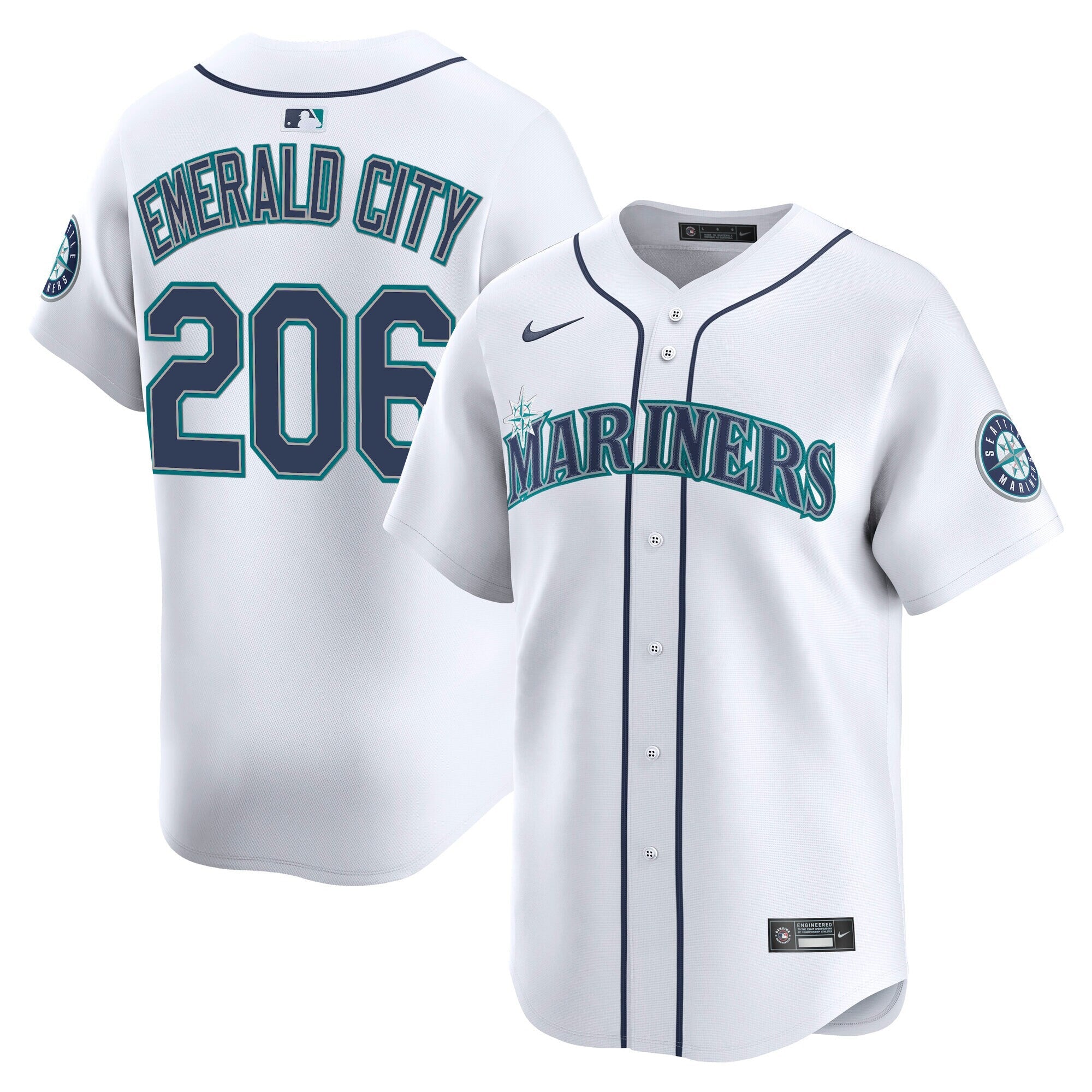 Men's Seattle Mariners 2025 Vapor Premier Limited Jersey V2 - All Stitched