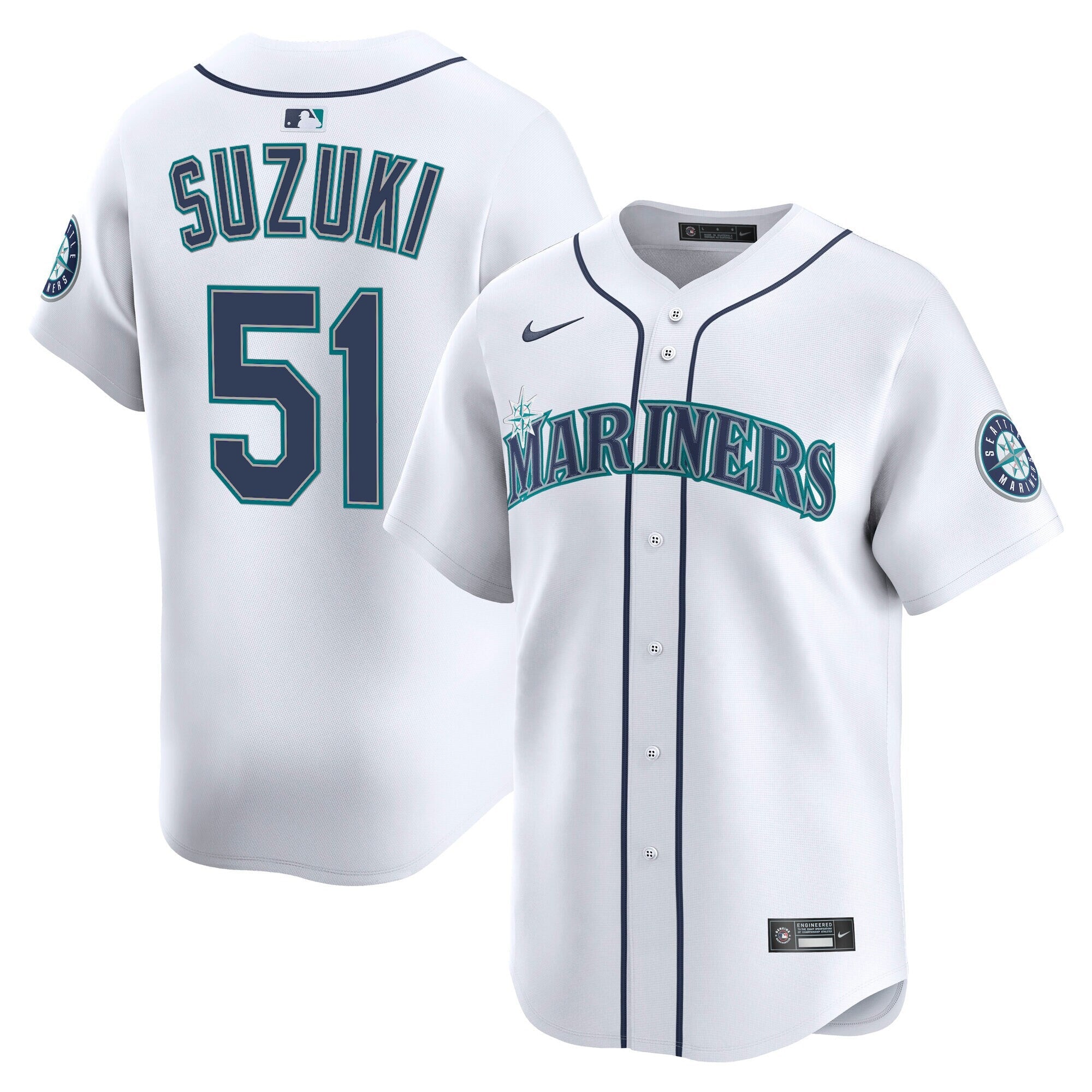 Men's Seattle Mariners 2025 Vapor Premier Limited Jersey V2 - All Stitched