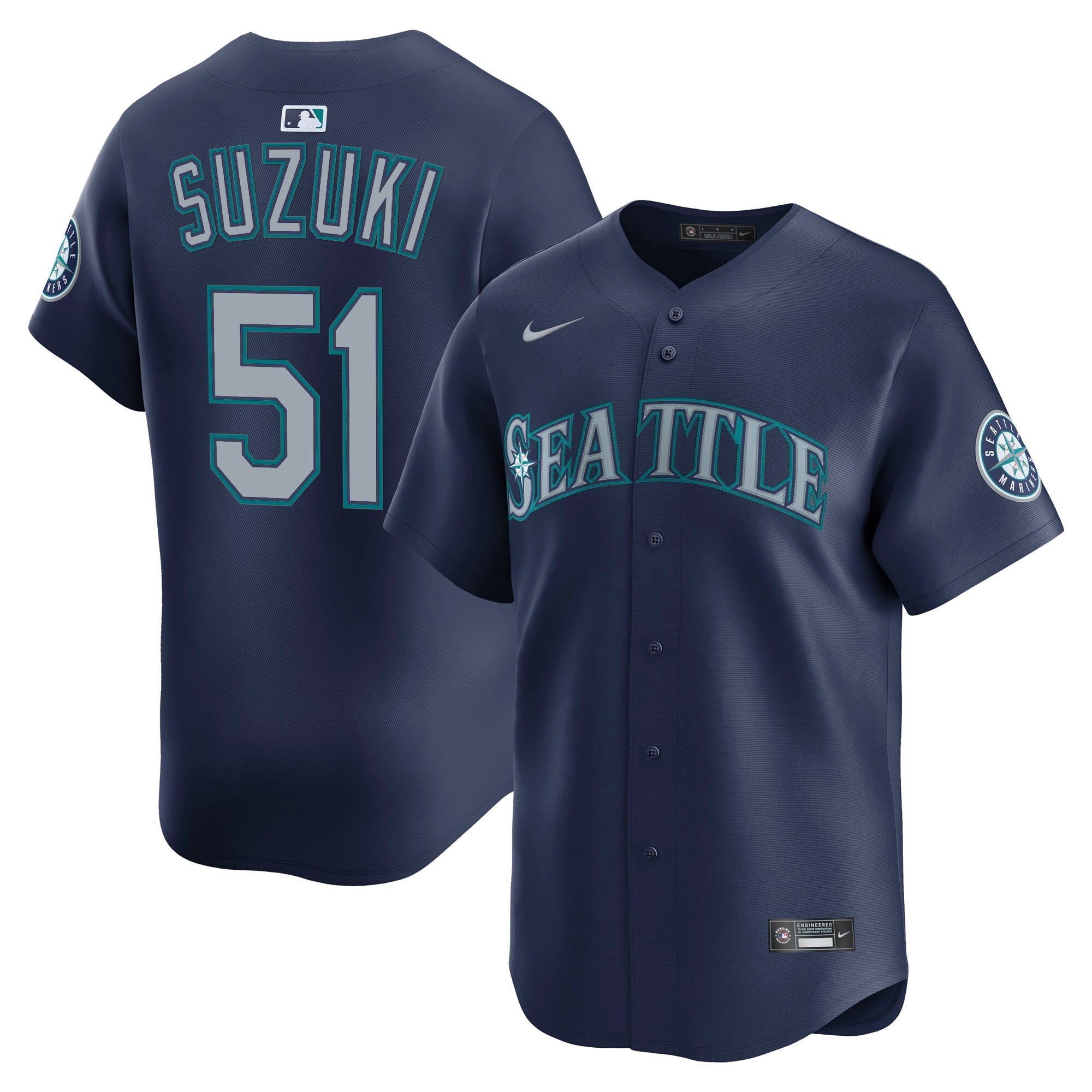 Men's Seattle Mariners 2025 Vapor Premier Limited Jersey V2 - All Stitched