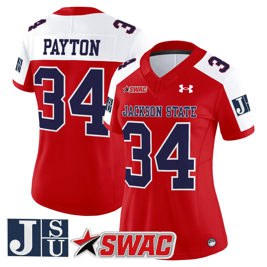 Women's Jackson State Tigers 2025 Vapor Limited Jersey - All Stitched