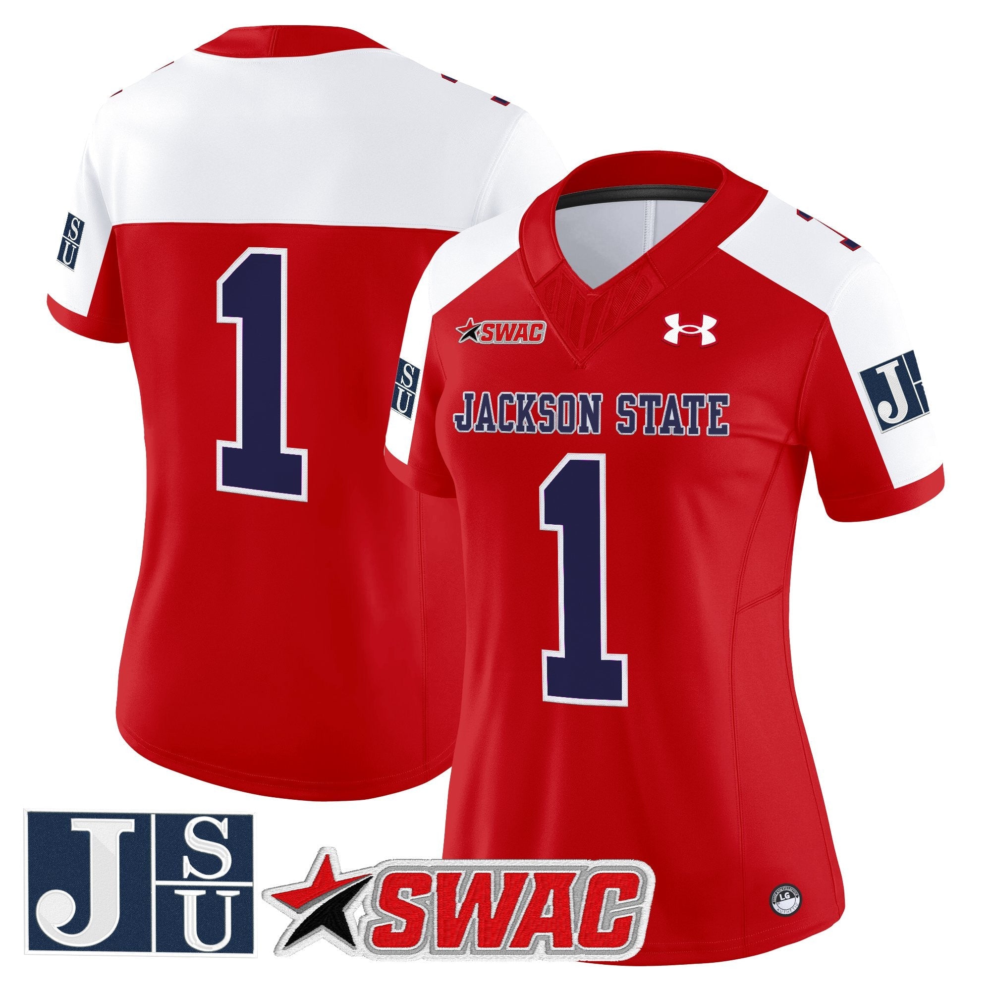 Women's Jackson State Tigers 2025 Vapor Limited Jersey - All Stitched