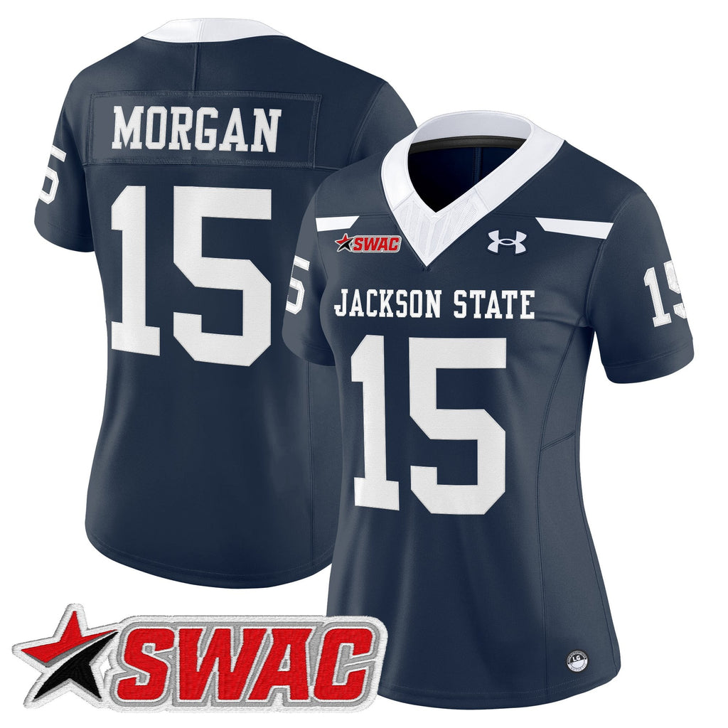 Women's Jackson State Tigers 2025 Vapor Limited Jersey - All Stitched