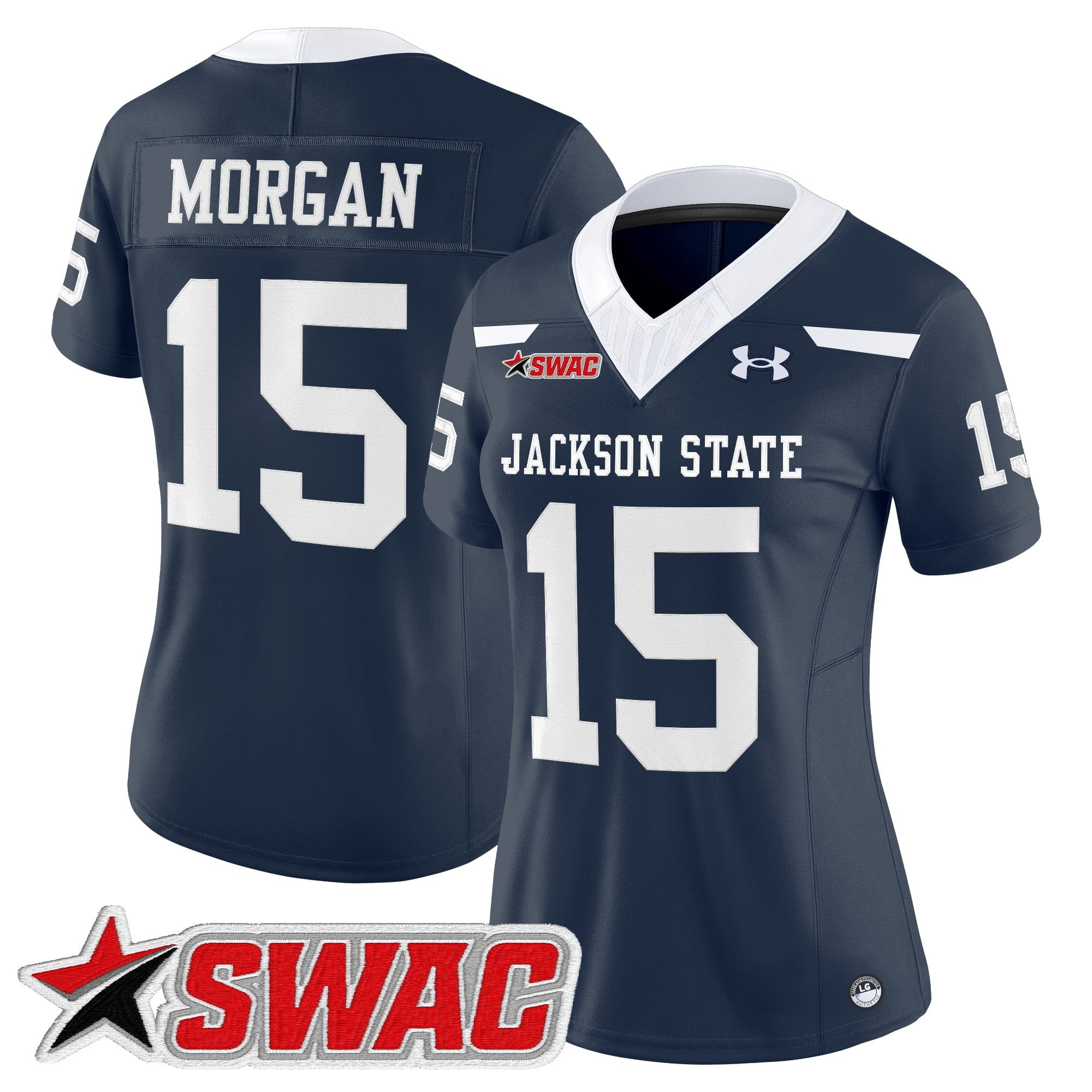 Women's Jackson State Tigers 2025 Vapor Limited Jersey - All Stitched