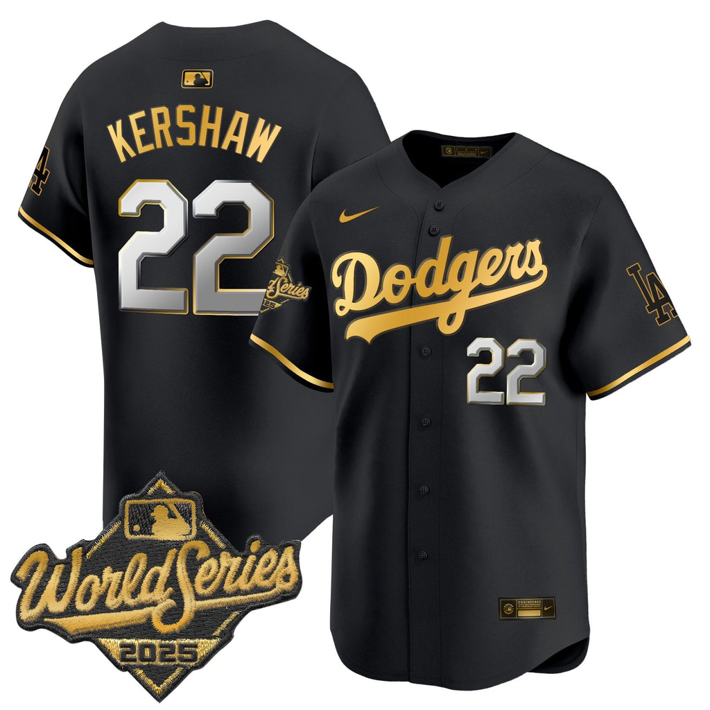 Men's Dodgers 2025 World Series Vapor Premier Limited Jersey - All Stitched