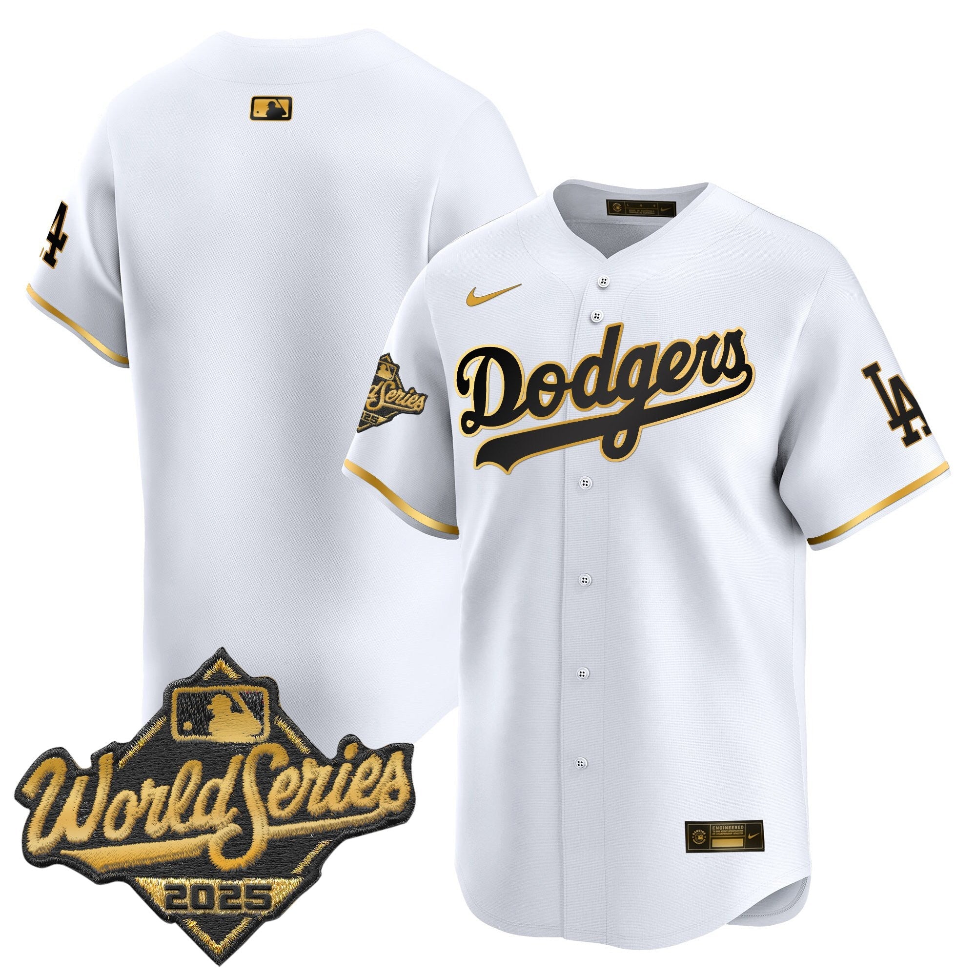 Men's Dodgers 2025 World Series Vapor Premier Limited Jersey - All Stitched