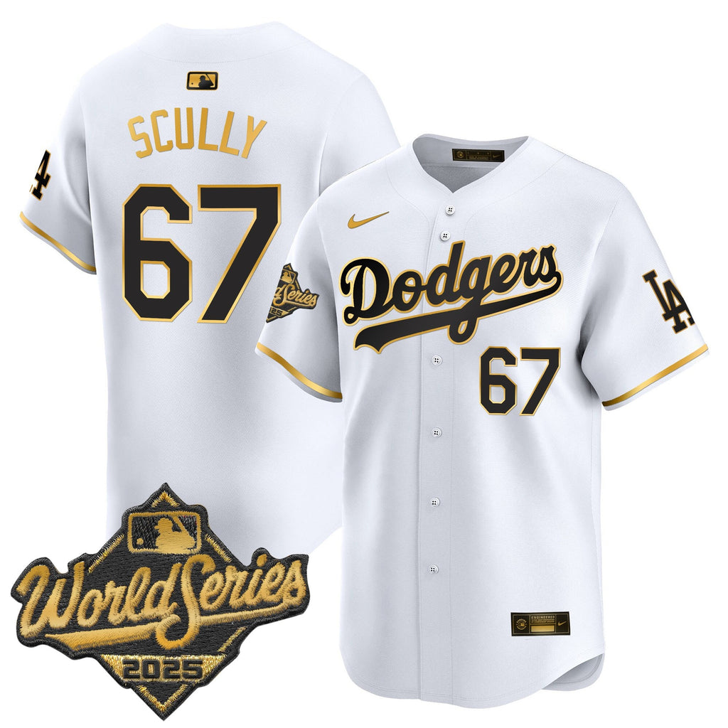 Men's Dodgers 2025 World Series Vapor Premier Limited Jersey - All Stitched