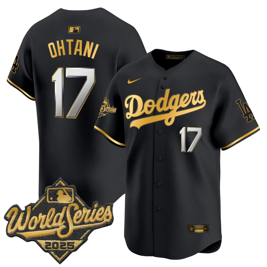 Men's Dodgers 2025 World Series Vapor Premier Limited Jersey - All Stitched