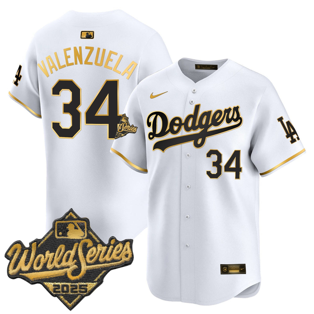 Men's Dodgers 2025 World Series Vapor Premier Limited Jersey - All Stitched