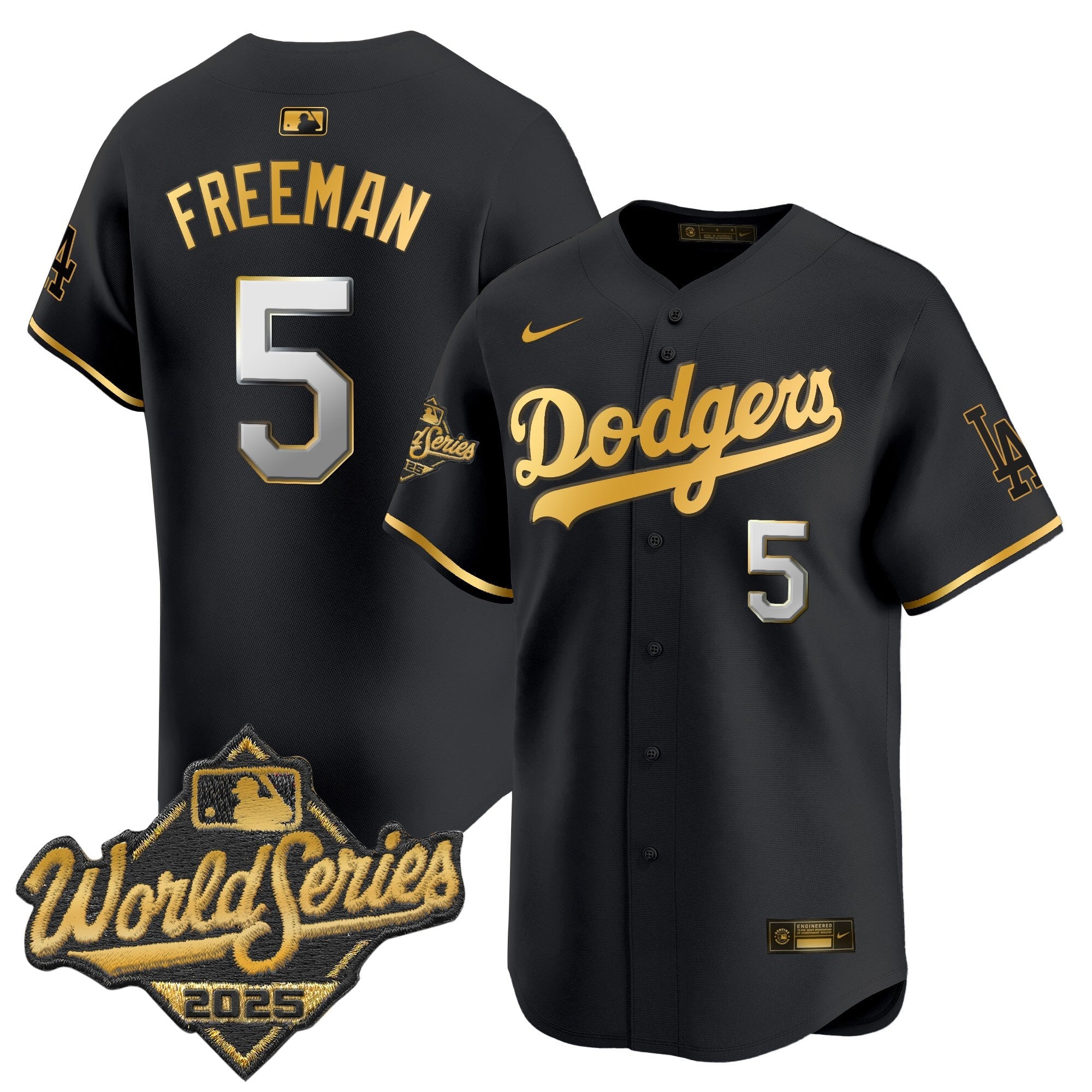 Men's Dodgers 2025 World Series Vapor Premier Limited Jersey - All Stitched