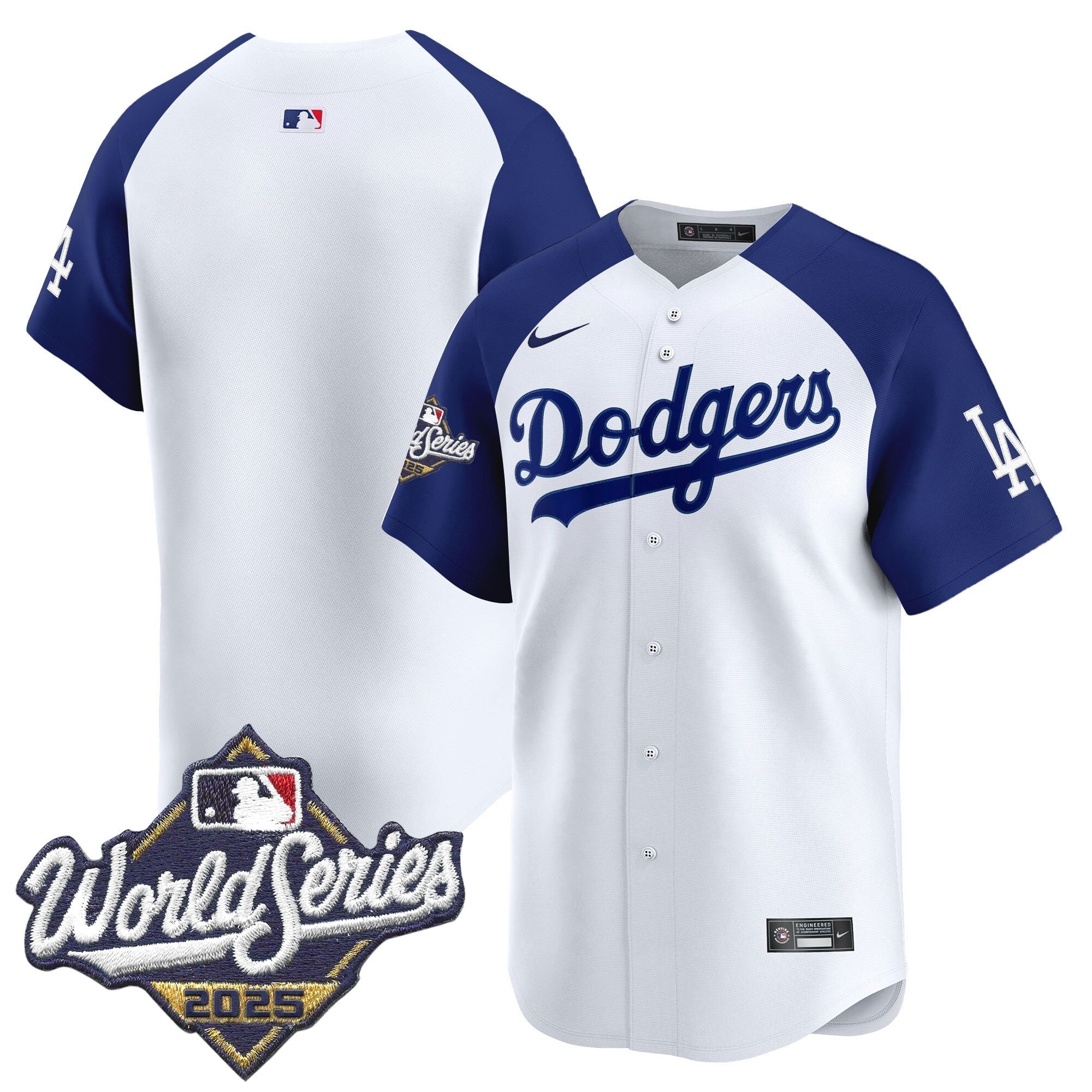 Men's Dodgers 2025 World Series Vapor Premier Limited Jersey - All Stitched