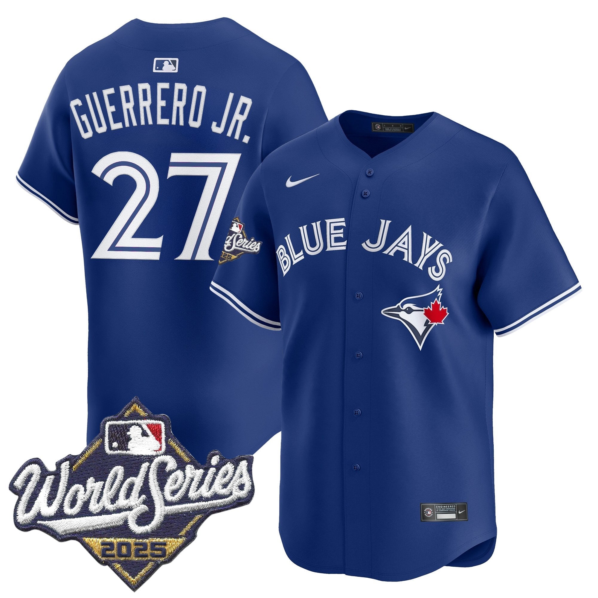 Men's Toronto Blue Jays 2025 World Series Vapor Premier Limited Jersey - All Stitched