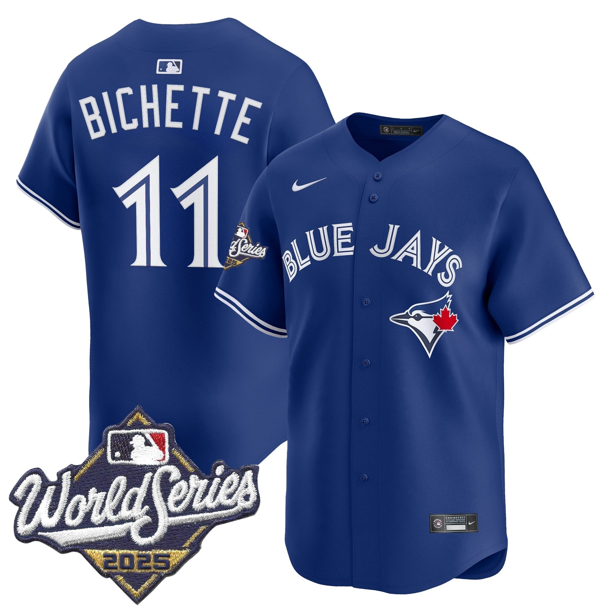 Men's Toronto Blue Jays 2025 World Series Vapor Premier Limited Jersey - All Stitched