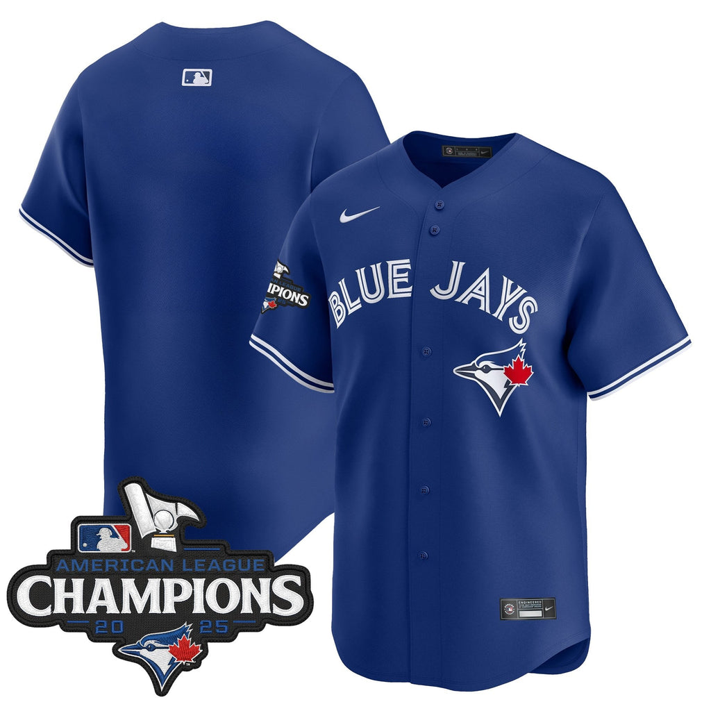 Men's Toronto Blue Jays 2025 American League Champions Vapor Premier Limited Jersey - All Stitched