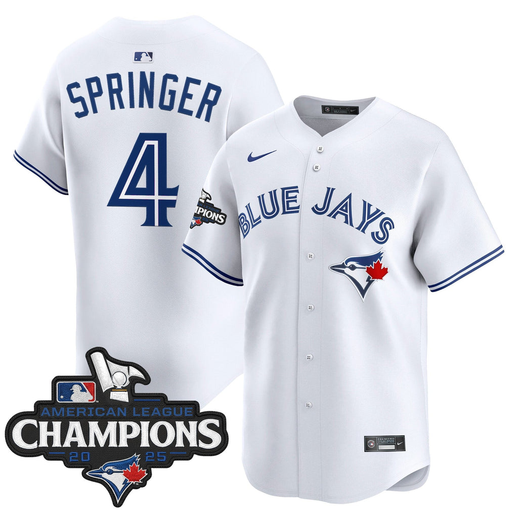Men's Toronto Blue Jays 2025 American League Champions Vapor Premier Limited Jersey - All Stitched