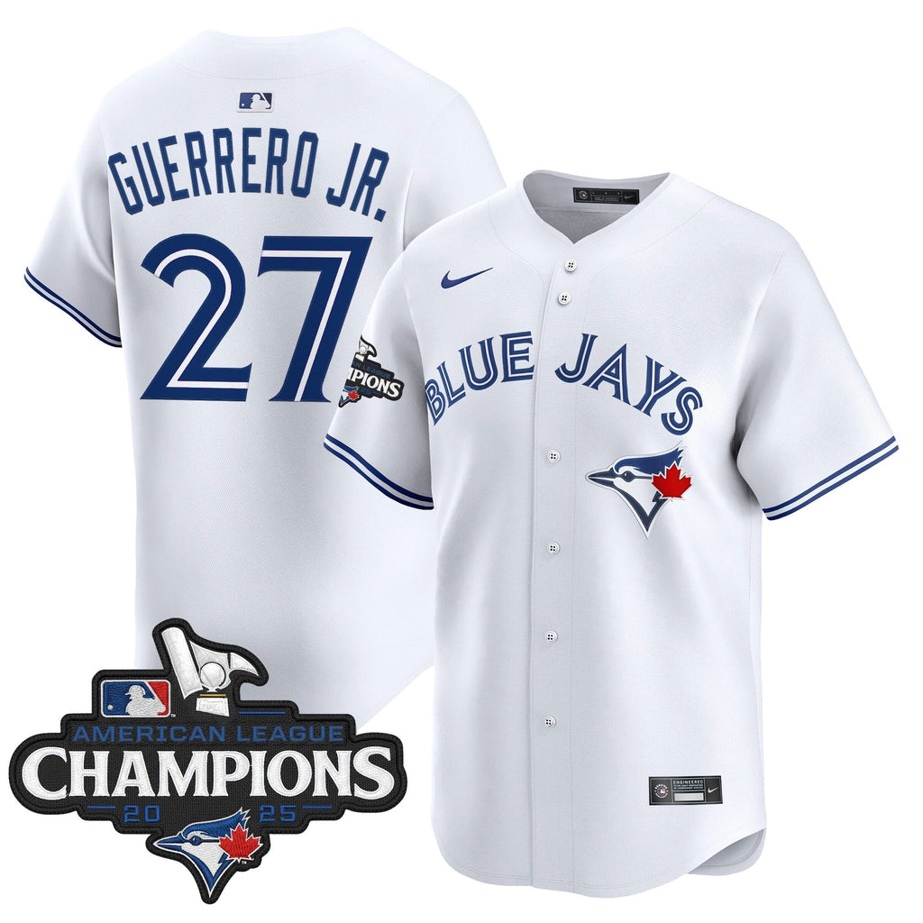 Men's Toronto Blue Jays 2025 American League Champions Vapor Premier Limited Jersey - All Stitched