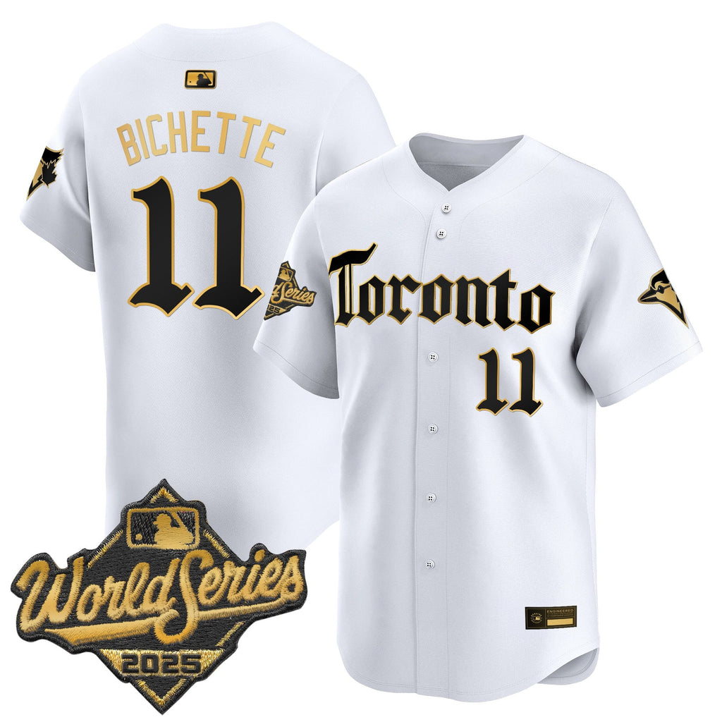 Men's Toronto Blue Jays 2025 World Series Vapor Premier Limited Jersey - Gothic North Edition - All Stitched