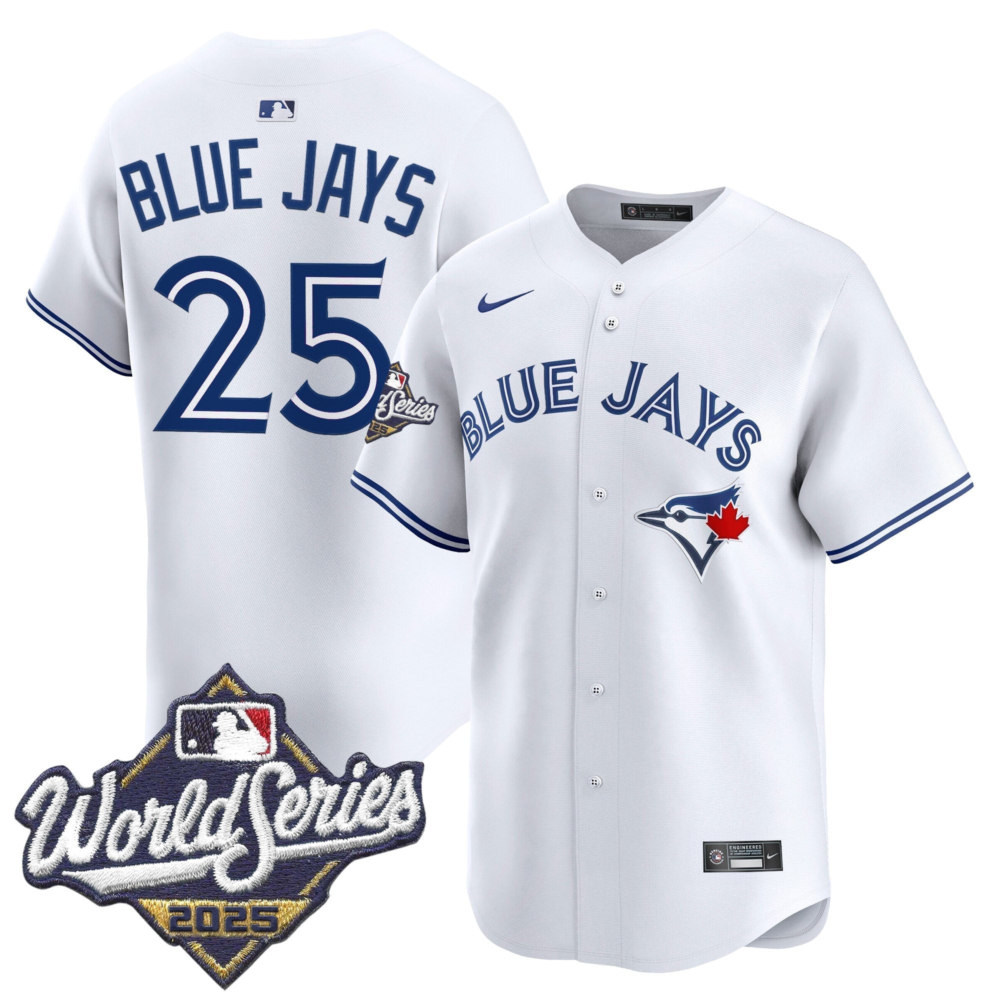 Men's Toronto Blue Jays 2025 World Series Vapor Premier Limited Jersey - All Stitched