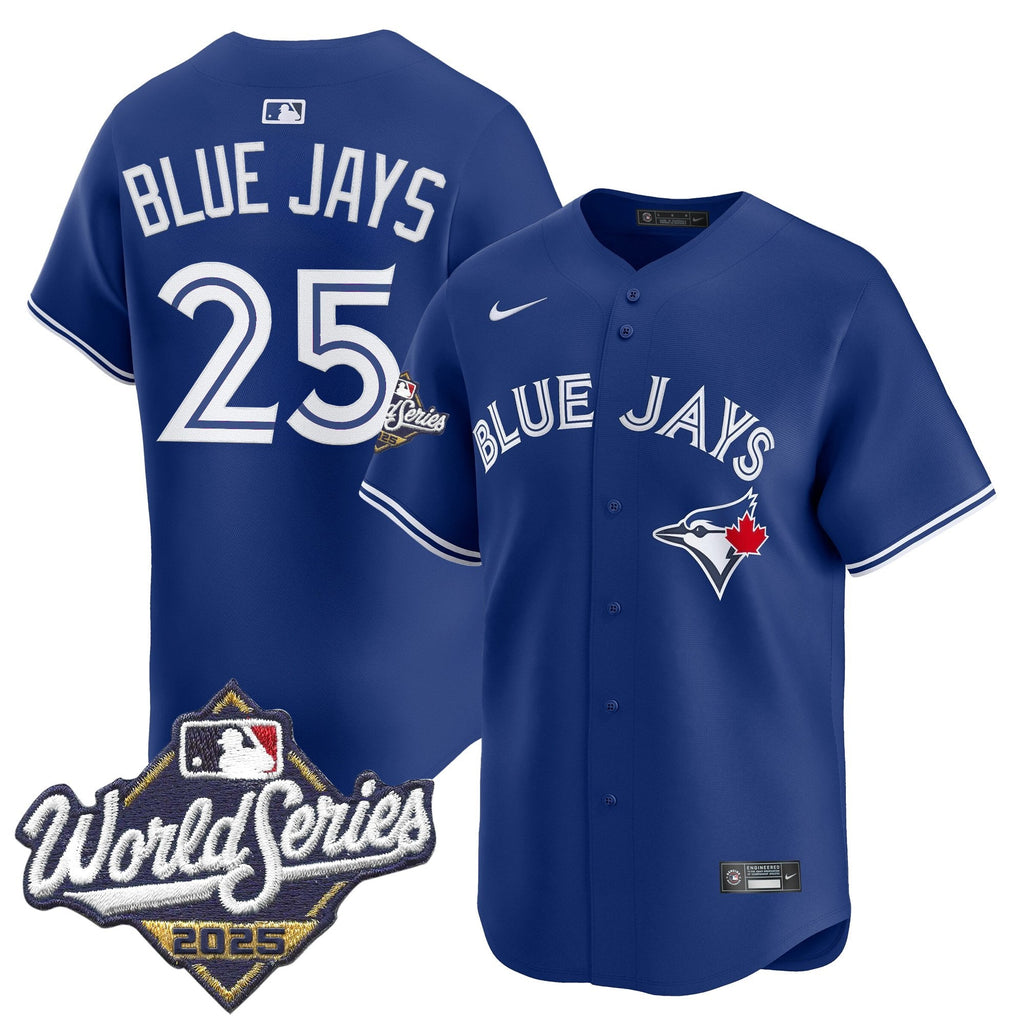 Men's Toronto Blue Jays 2025 World Series Vapor Premier Limited Jersey - All Stitched